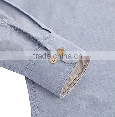 Button Down Collar Oxford Casual Oxford Shirt photo-3