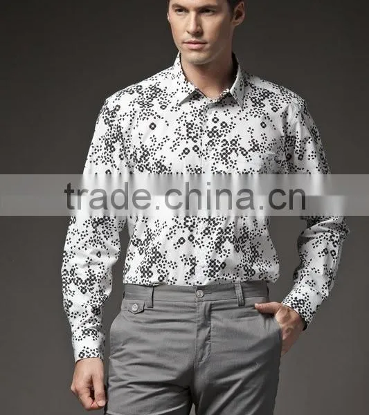 2015 Latest Style Cotton Mens Custom Dress Shirt photo-4