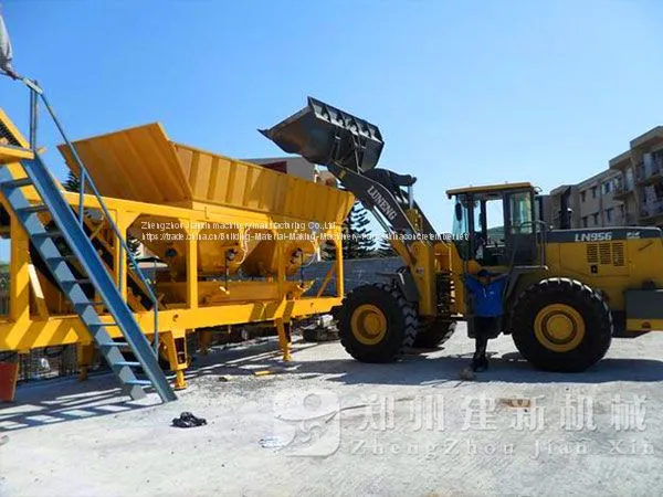 YHZS100 Mobile Concrete Batching Plant