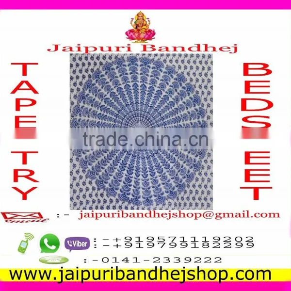 Jaipuri Mandala Cotton Tapestry photo-3