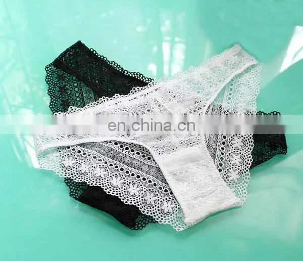 Europe Sexy Lace Low Waist Panty Transparent Temptation Briefs Summer Slim Woman photo-4