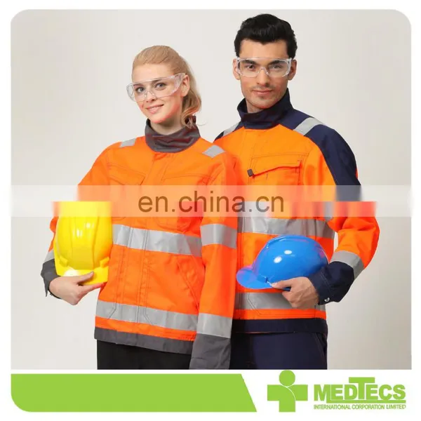 Orange High Vis Customized Safety Work Jacket for Construction photo-3
