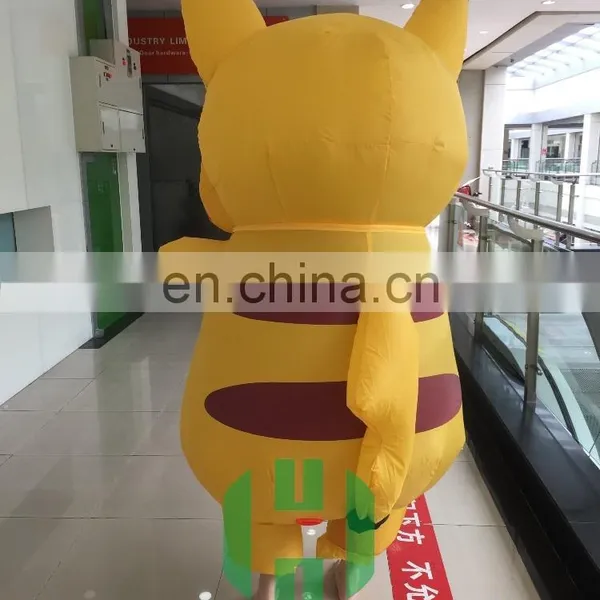 China Costume Jewelry Cheap Pikachu Costume Inflatable Costume for Cosplay photo-4