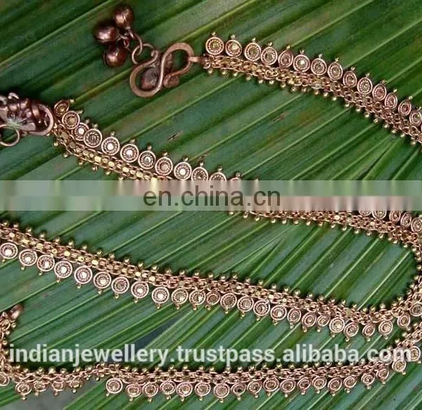 Anklet Jewelry Manufacturer, Custom Design, Gold, Rhodium Plated Ankle Bracelets Export photo-6