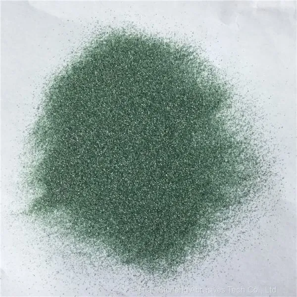 China Hot Sale Green Silicon Carbide /green Nicalon Grains 80# 100# for Sandblasting photo-5
