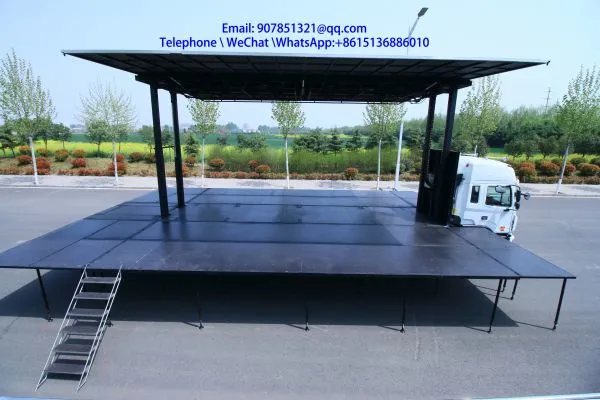 9.6 m Road Show LED Mobile Advertising Vehicleled Stage Truck for Sale photo-4