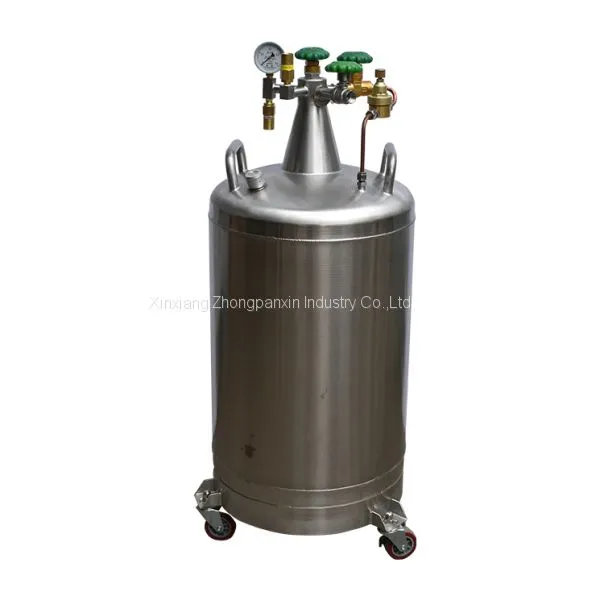 Stainless Steel Liquid Nitrogen Container Ydz-150 Cryogenic Storage Tank Price photo-3