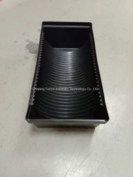 600*400 Esd Conductive Plastic Storage Bins Antistatic Boxes Containers Manufacturer photo-4