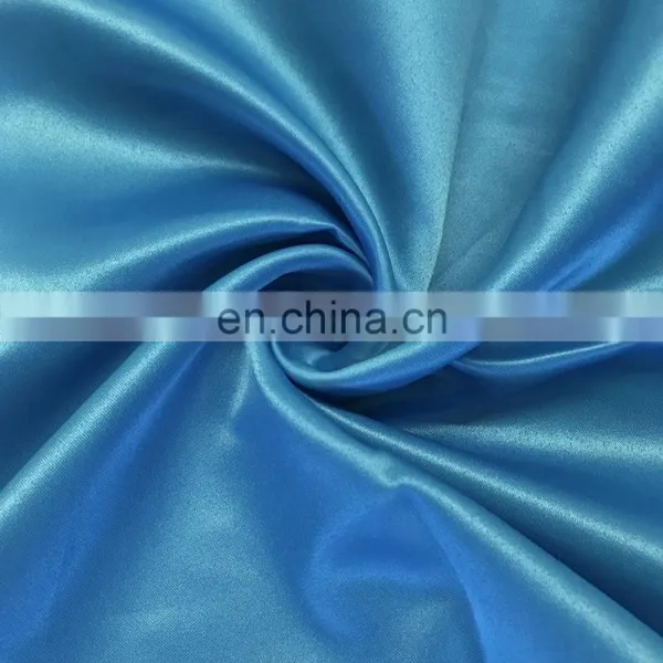 Factory Price High Quality 92% Polyester 8% Elastic Stretch Shiny Satin Spandex Fabric for Dress photo-5