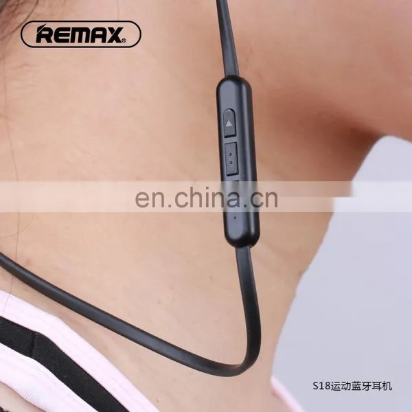 Remax Sports Bluetooth 4.2 Neckband Magnetic Wireless Earbuds Earphone photo-4