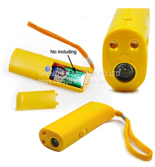 Pet Dog Repeller Anti Barking Stop Bark Training Device Trainer LED Ultrasonic 3 in 1 Anti Barking Ultrasonic Without Battery photo-4