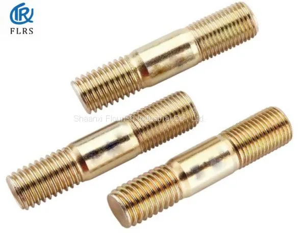 Full Threaded High Strength Double Ended Bolt Customized With 2 Hex Heavy Nuts photo-3