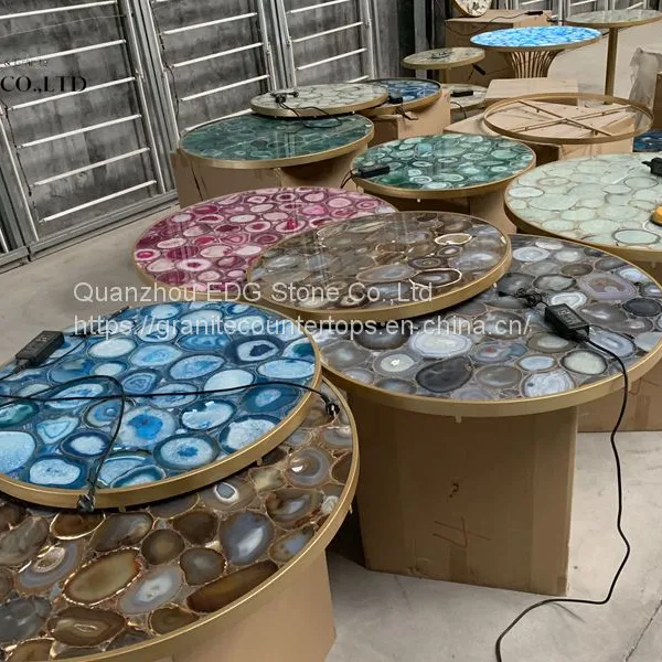 Factory Supplying Semi Precious Stone Table Top photo-3