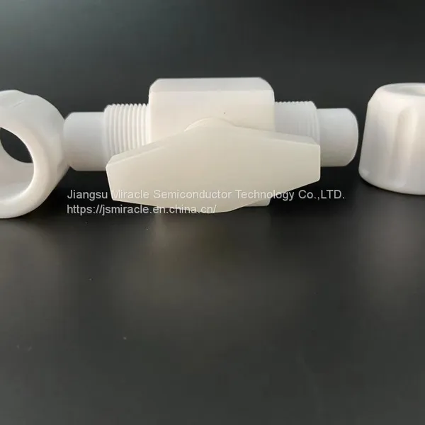 Customized Connection Tube PTFE Fitting Needle Valve 3/4 photo-3