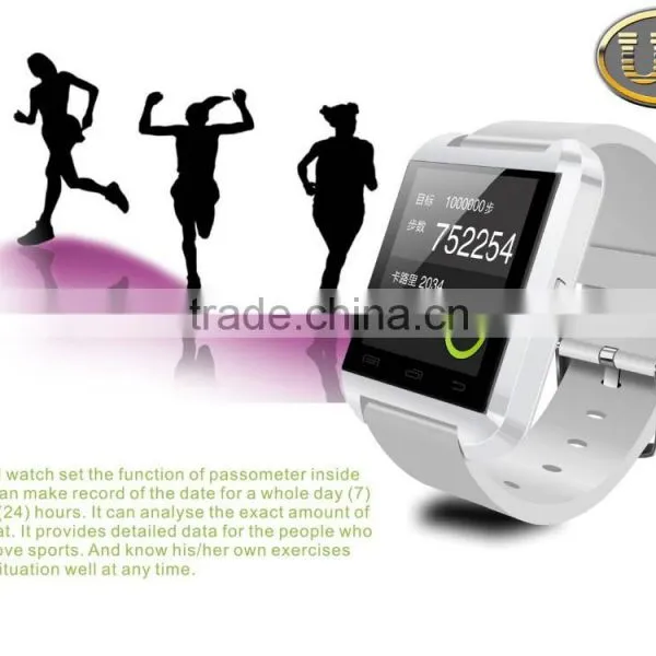 2015 U8 Watch With Function of Passometer&bluetooth,Smart Touch,the World on the Wrist photo-3