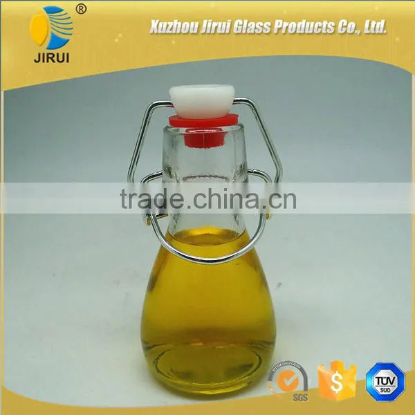 80ml Hot Sale Flip Top Clear Glass Wine Bottle photo-5