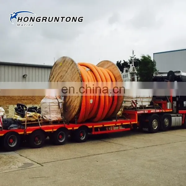 Marine Mooring Grommet Type SPM Polyamide Double Braided Hawsers With PU Encapsulate Tubular Thimble photo-5