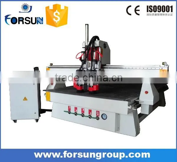 FORSUN FS1530 3d Woodworking Cnc Cutting Engraver Machinery With Two Heads photo-2
