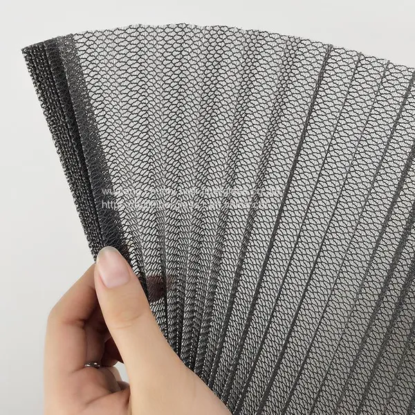 Europe Pleated Mesh/Pleated Window Screen/Polyester Plisse Screen photo-2