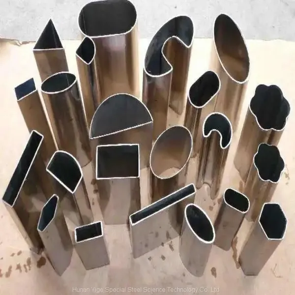 Heat Treatment Shape Steel Pipe Cold Drawn Welded Special Shaped Seamless Steel Tube photo-2
