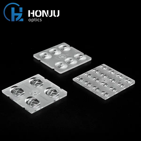 Hongzhu 50X50mm Outdoor Light Lens 5050 PC 16 In 1 Led Outdoor Lighting Street Light Lens photo-4