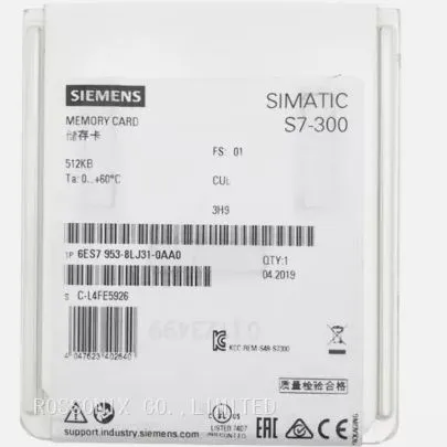 Siemens 6ES7 953-8LJ31-0AA0  Simatic S7 Memory Card New and Original