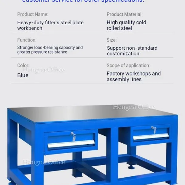 Welded Steel Workbench WT-W231 With Mirror-Polished Terrazzo Top&Zero-Wobble Damping System Pro-Series for Analytical Balance Room-Custom Supported photo-5