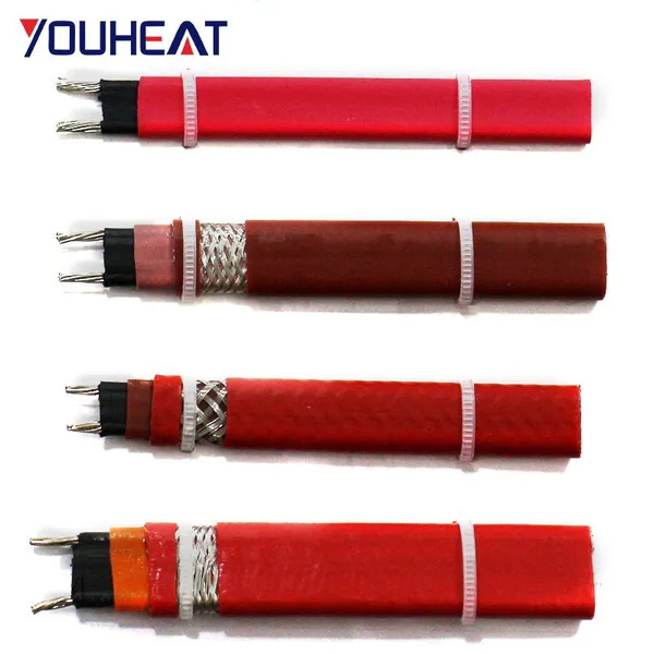 Factory Direct Self-Regulating Heat Trace Cable XLPE FEP PVC Insulated 33ft (10m) Roof De-Icing Pipe Freeze Protection Cable photo-6