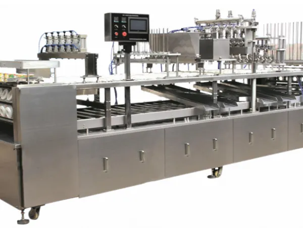 Linear 7000-9000cups/H Ice Cream Cup & Cone Filling Machine photo-5