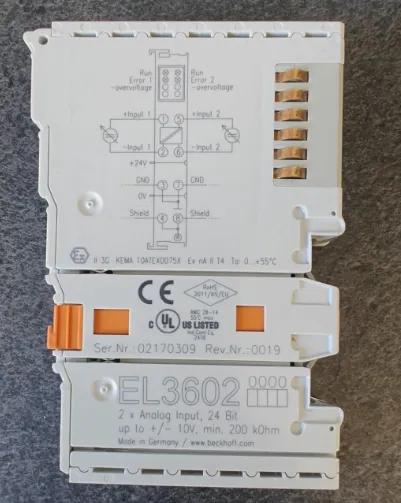 BECKHOFF EL3602 EtherCAT 2 Channel Digital Output Module 24V DC Sinking Industrial Automation PLC IO Terminal photo-4