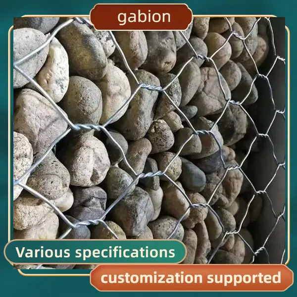 Double Twisted Gabion Basket Anti-breakage Flexible Structure Foundation Subsidence Prevention photo-5