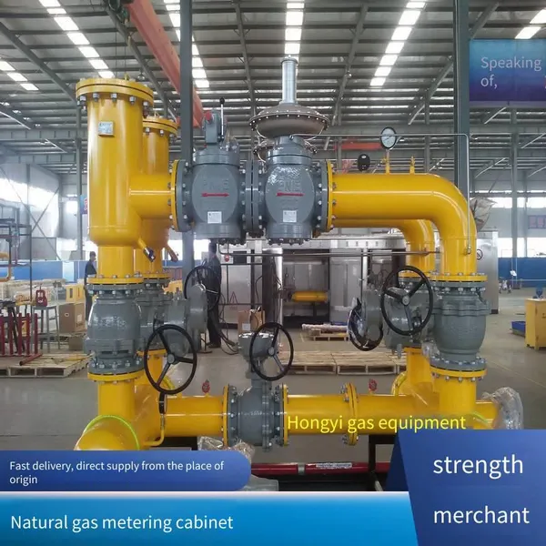 Cng Pressure Reduction Skid Gas Pressure Regulating Box Equipment, Lng Supercharger Pressure Regulating and Metering Cabinet, Hongyi photo-3