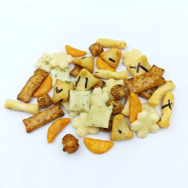 Assorted Japanese Style Rice Cracker Mix With 7 Unique Shapes and Flavors for Wholesale Snack Distributors photo-4
