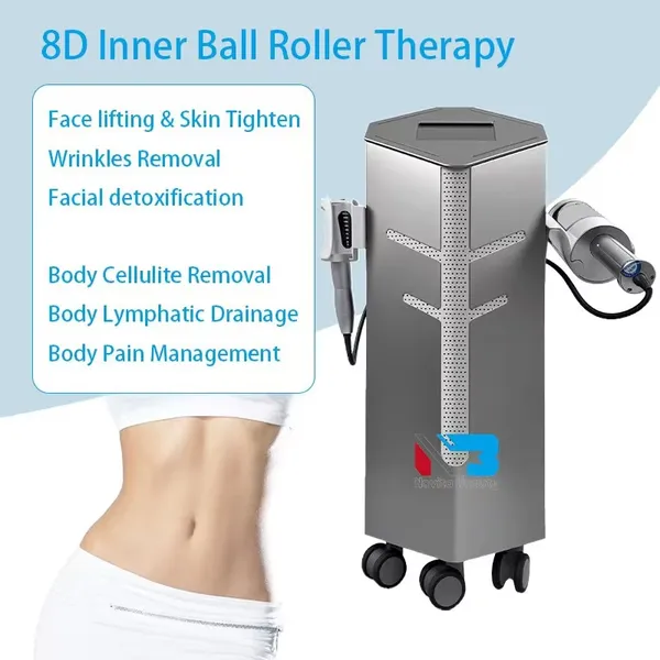 New Arrival 2-in-1 Inner Ball Roller 4000 RPM Lymphatic Drainage Machine for Body Shaping photo-2