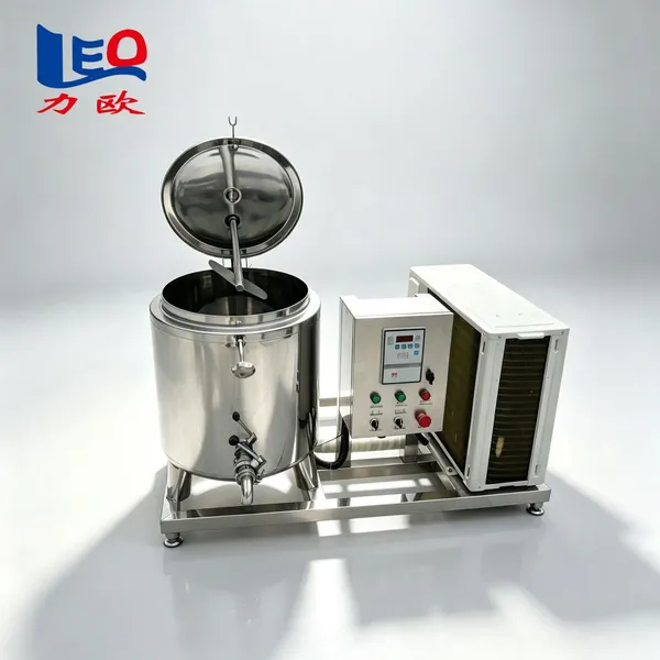 High Efficiency Cooling Corrosion Resistant Stainless Steel Liquid Food Chilling Tank Sealed Fresh-Keeping Tank For Beverage Factory Production