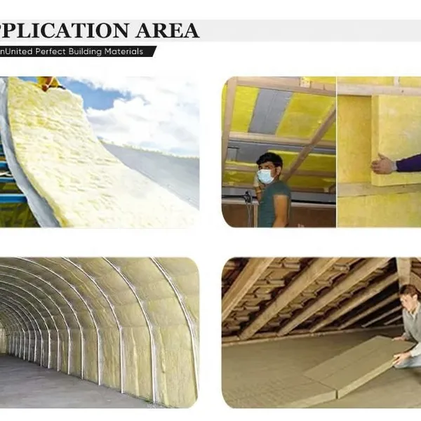 Good Quality Reinforced Fiberglass Glass Wool Blanket Class Fire Resistance Soundproofing Hydrophobi photo-5