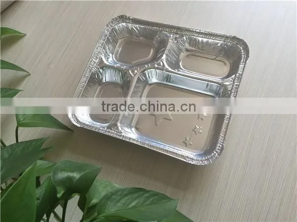 Large Size Compartment Aluminum Foil Tray Large Aluminum Foil Tray photo-3