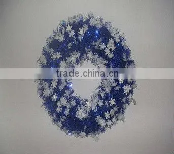Tinsel Holographic Wreaths