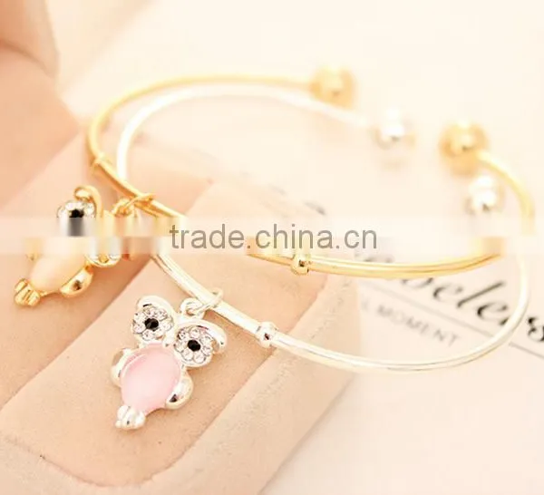 Personalized Owl Pendant Bracelet.wish Bracelet photo-5