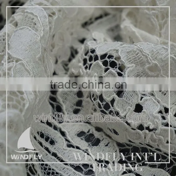 Best Seller Antique Hand Cut Exquisite Heavy Lace Fabric photo-4