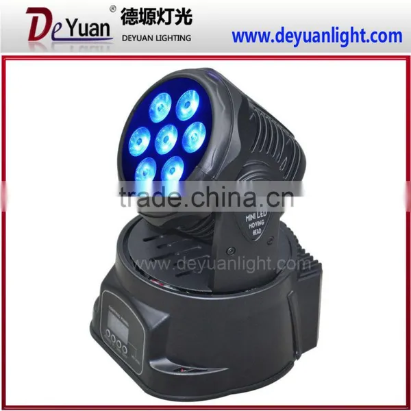 7*12w RGBWA UV 6 In 1 LED Moving Head Wash Beam Club Bar DJ Light photo-2