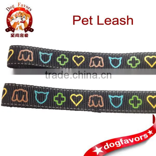 Custom Manufacturer of High-strength Nylon Multicolor Printing Color Quality Pet Leash Dog Pet Rope Fixed photo-2