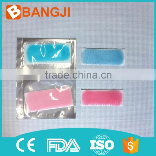 New 2016 Travel Outdoor Products Fever Cooling Gel Sheet Plaster Pad CE ISO
