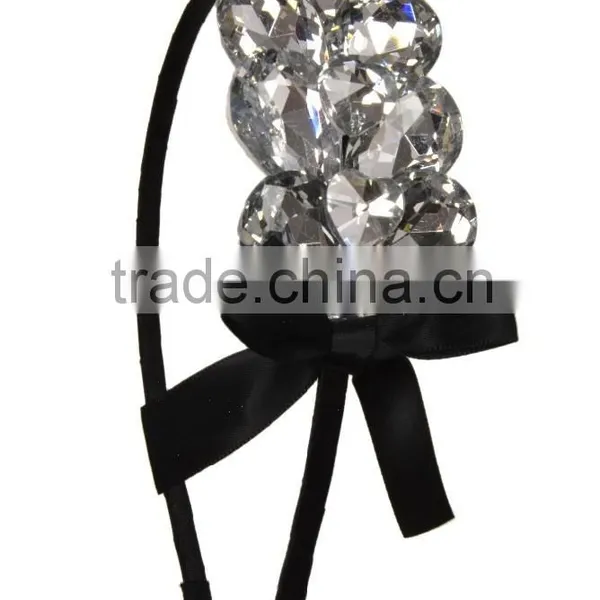 Faux Gemstone With Heart Shape Stone Hairband/Heanband photo-2