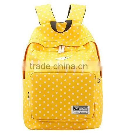 Leisure School Students Shoulder Bag for Polyester Backpack With Dot Bag photo-6