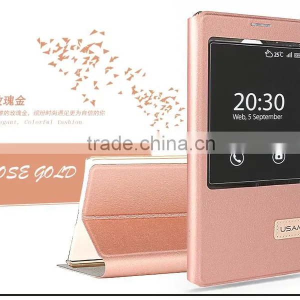 USAMS Muge Series Window PU Leather Stand Flip Cover Case For Huawei Mate 8 MT-5338 photo-3