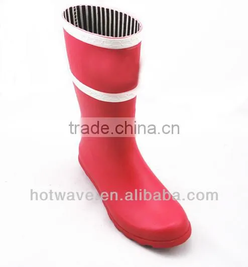 Wholesale Waterproof Women's Colorful Rain Boots photo-2