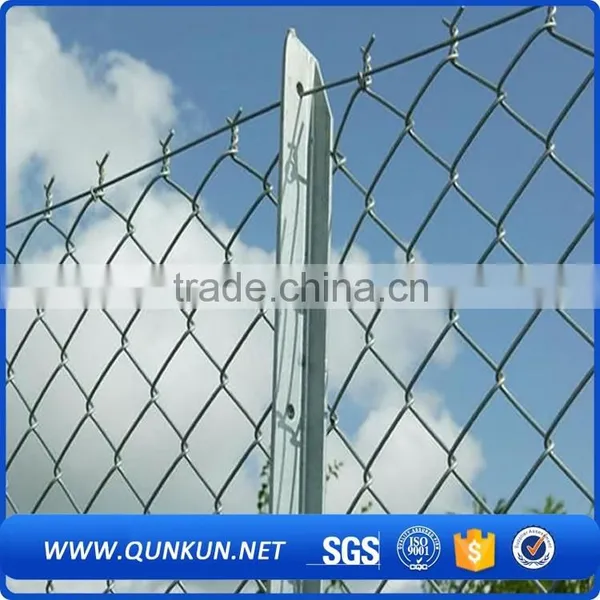 Galvanized Steel Woven Chain Link Fence / Chain Link Fence Rolls photo-3
