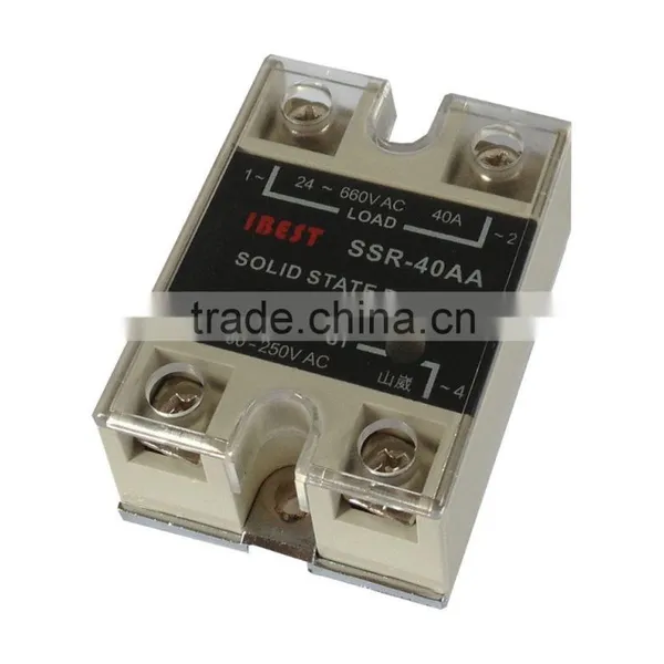 25A DC &AC Solid State Relay, Single Phase SSR Relay (IBEST) photo-2