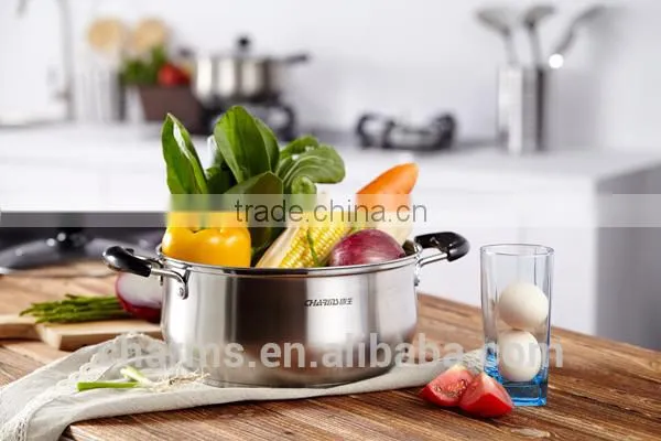 LFGB Food Grade Cookware Pan Stainless Steel European Sauce Pot photo-3
